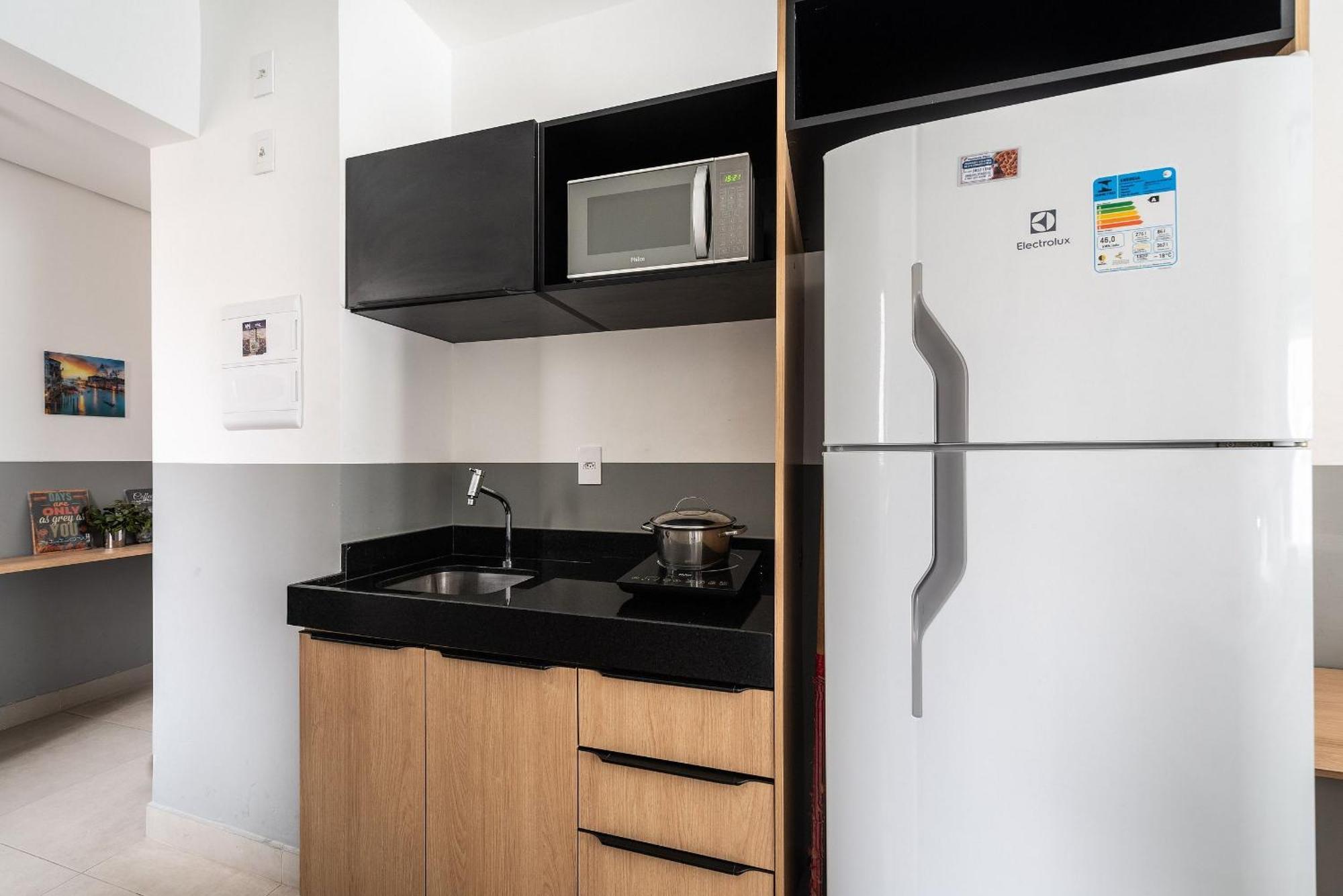 Vs11 Studio Para 4 Pessoas Prox. Allianz C/ Vaga Сан-Пауло Экстерьер фото