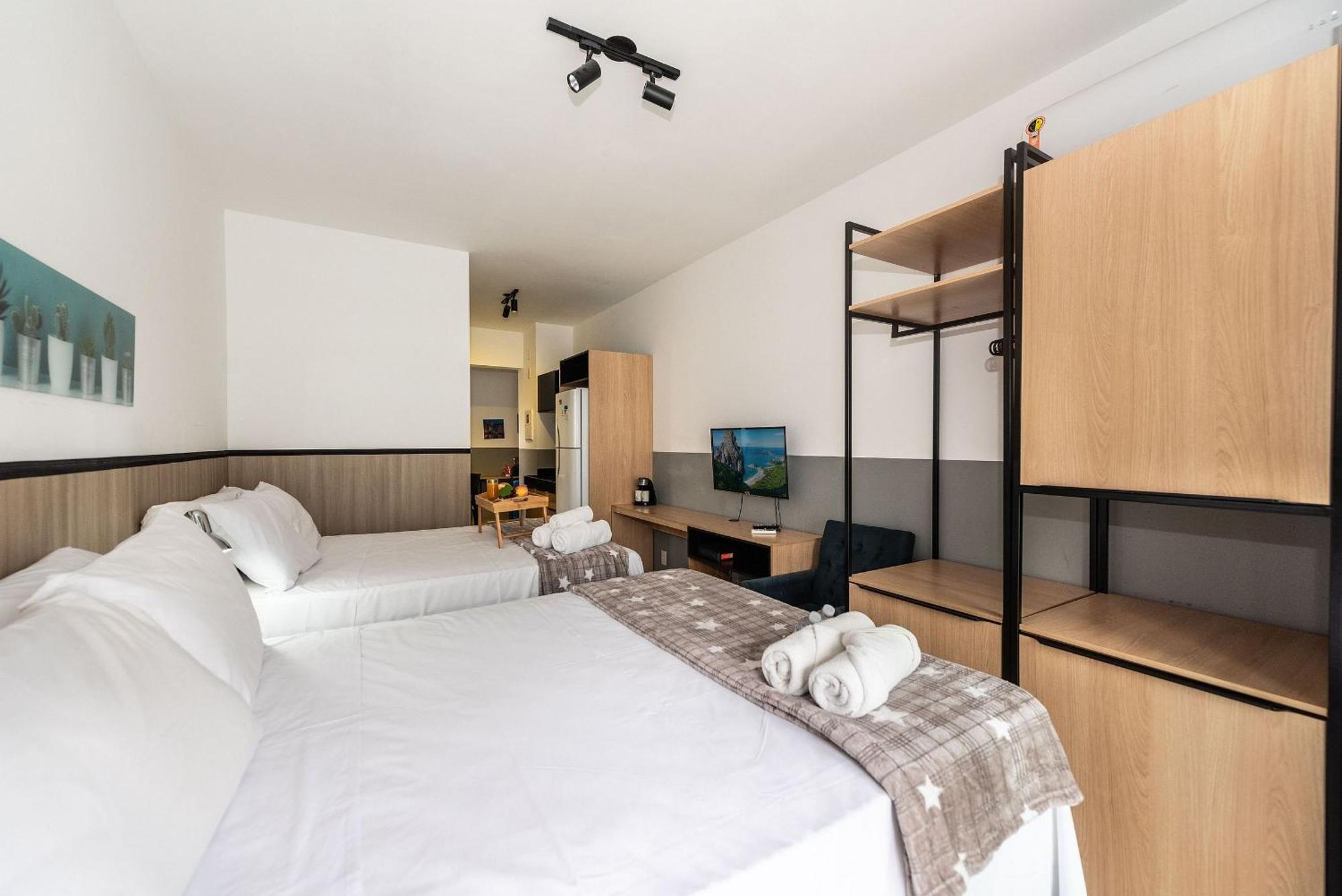 Vs11 Studio Para 4 Pessoas Prox. Allianz C/ Vaga Сан-Пауло Экстерьер фото